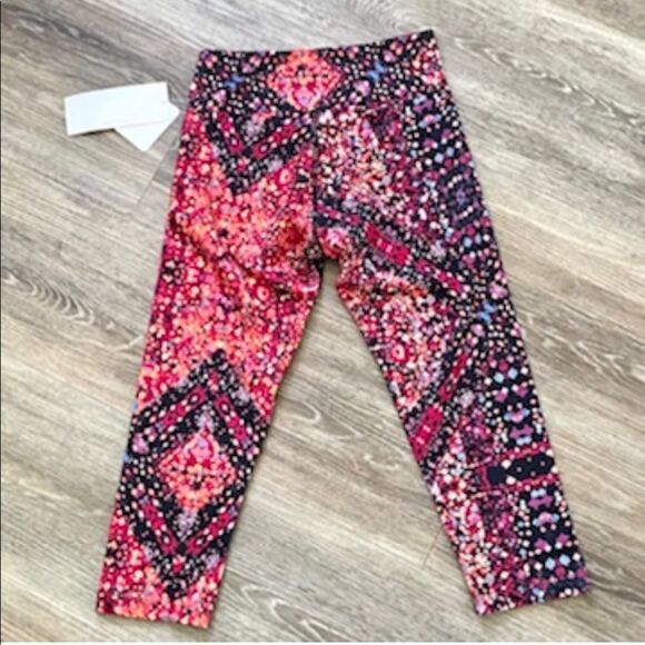 KOS USA pink multi color leggings NWT - Picture 13 of 13